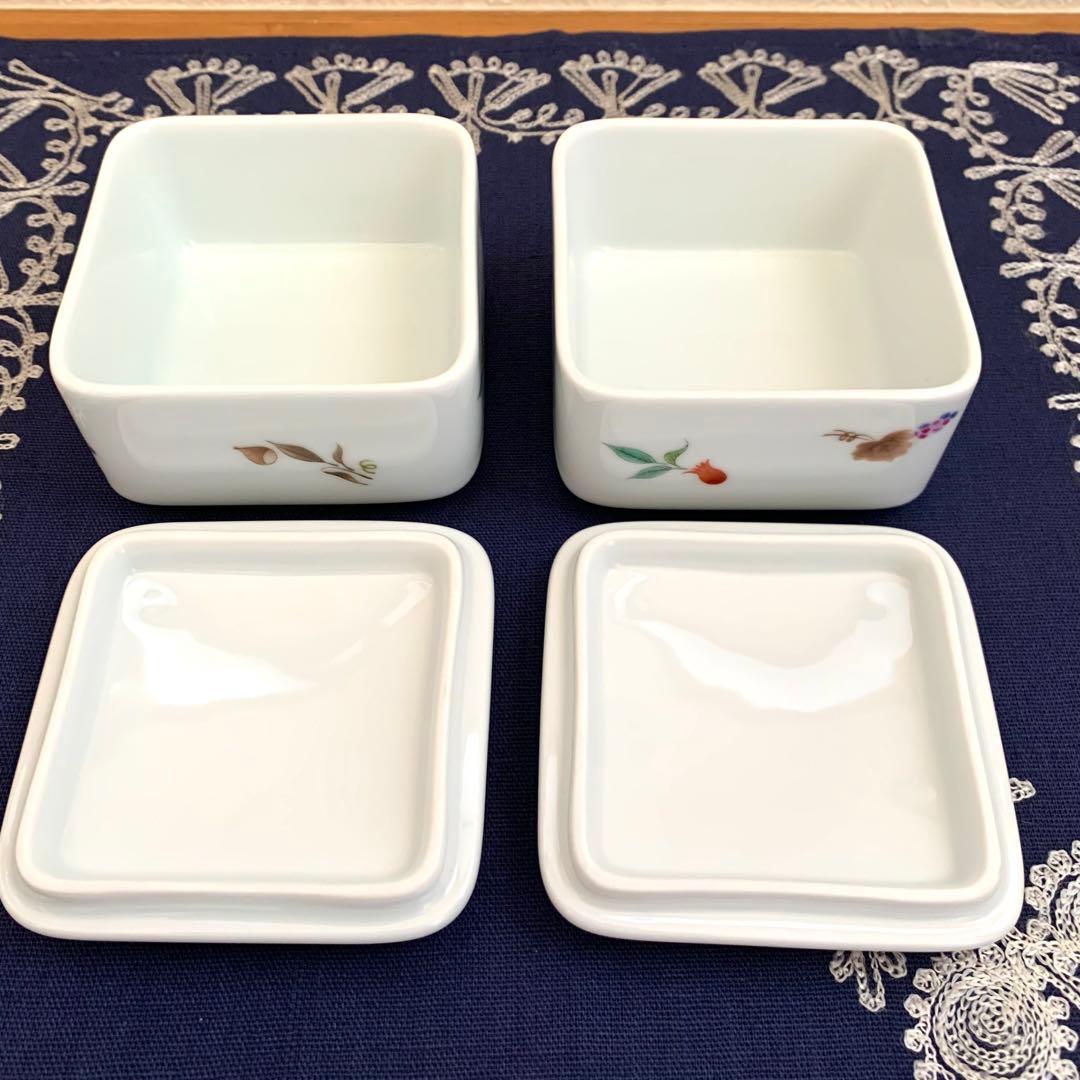 こちらはパンダです　深川製磁　豊穣　ペア蓋物　新品未使用