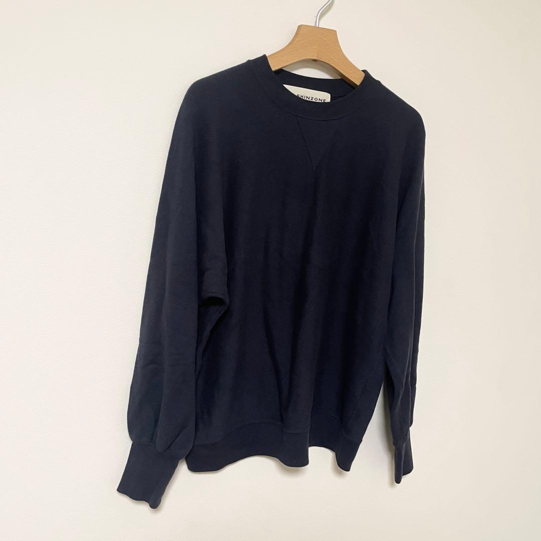 値下げ★24AW シンゾーン　コットンウールスウェットシャツ