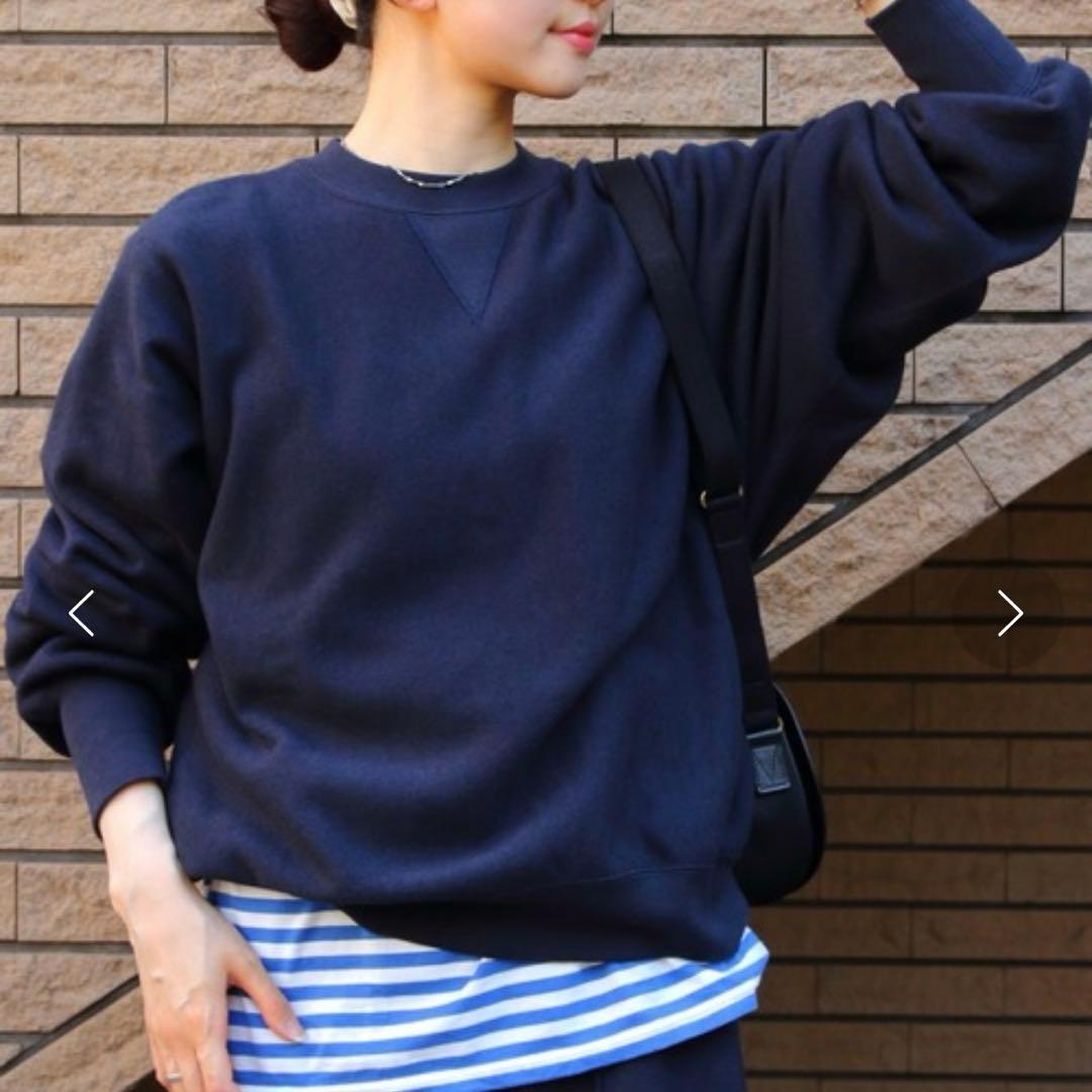 値下げ★24AW シンゾーン　コットンウールスウェットシャツ