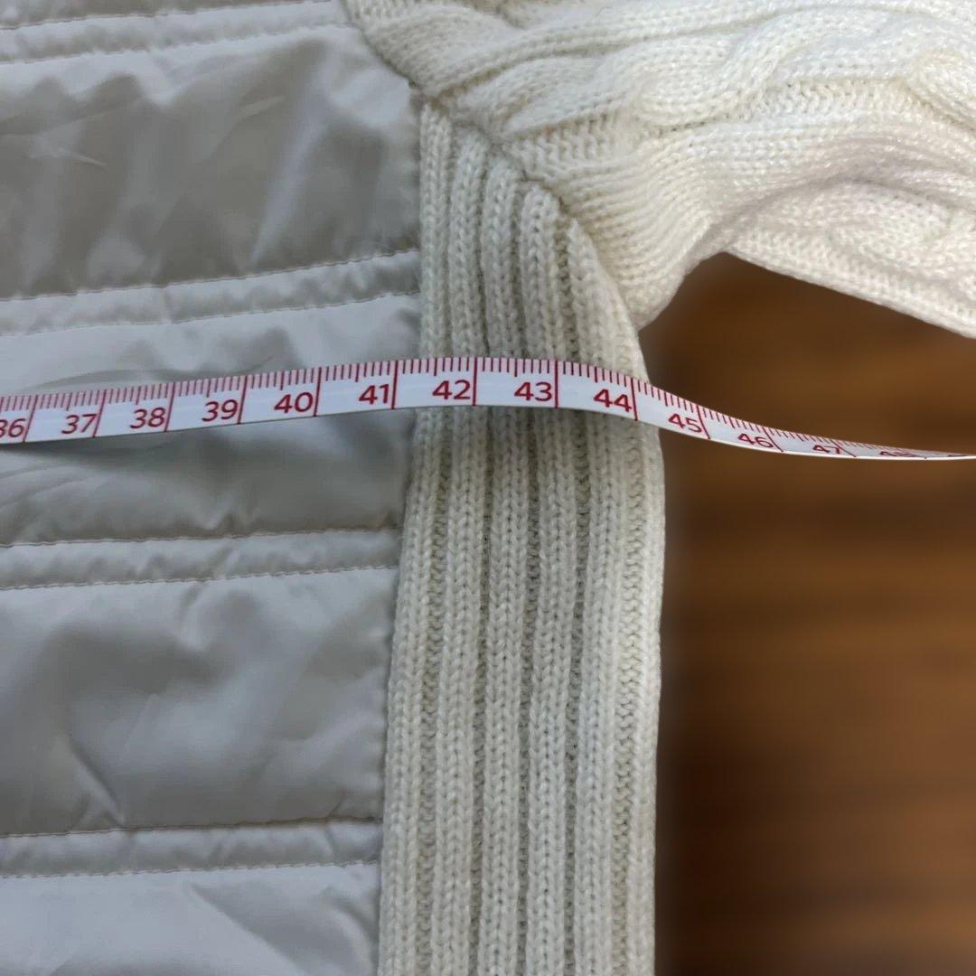 Black&White アイボリー フリース ジャケット レディース