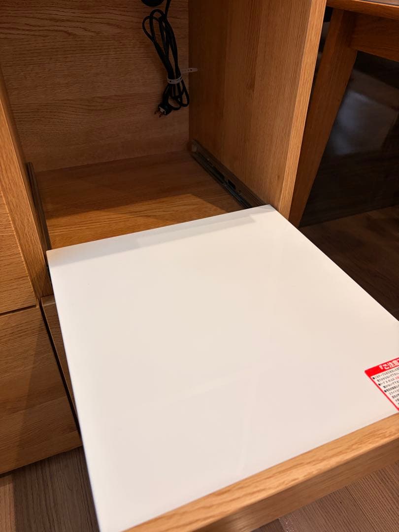 キッチンボード(エトナ90KB LBR) 食器棚　送料込み