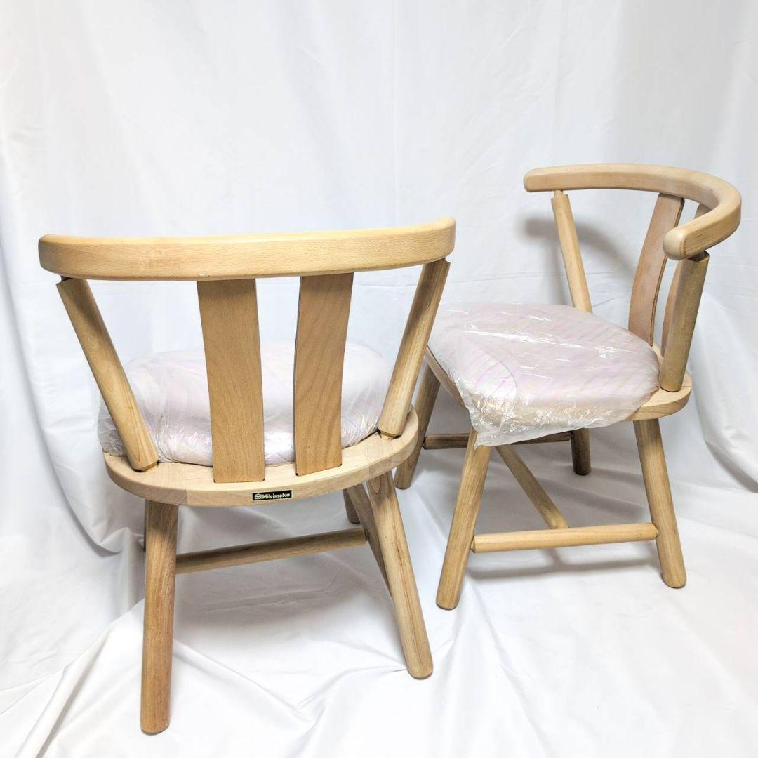 ミキモク mikimoku　ダイニングチェアレトロ　ヴィンテージ　2脚セット