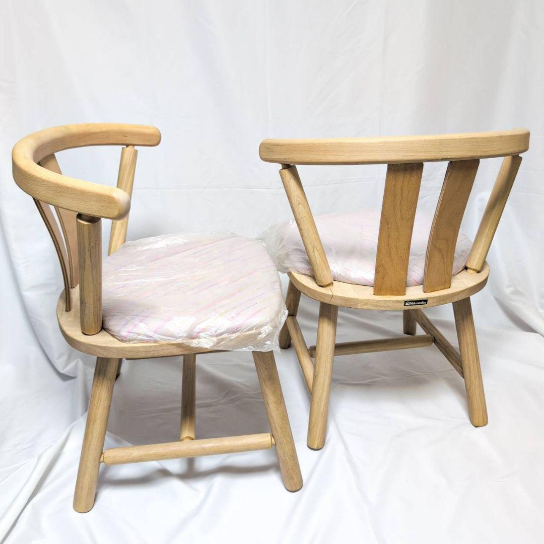 ミキモク mikimoku　ダイニングチェアレトロ　ヴィンテージ　2脚セット