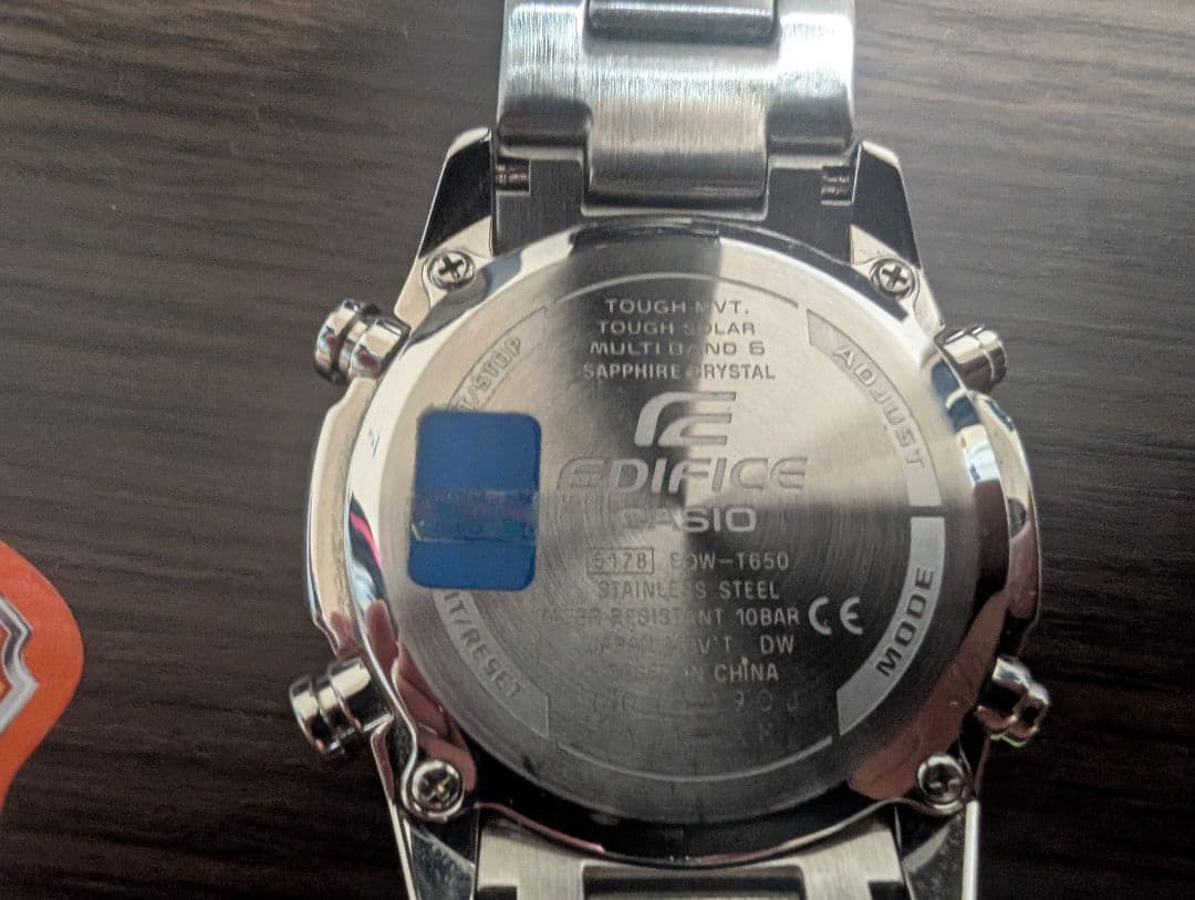 CASIO　EDIFICE　EQW-T650D-1AJF