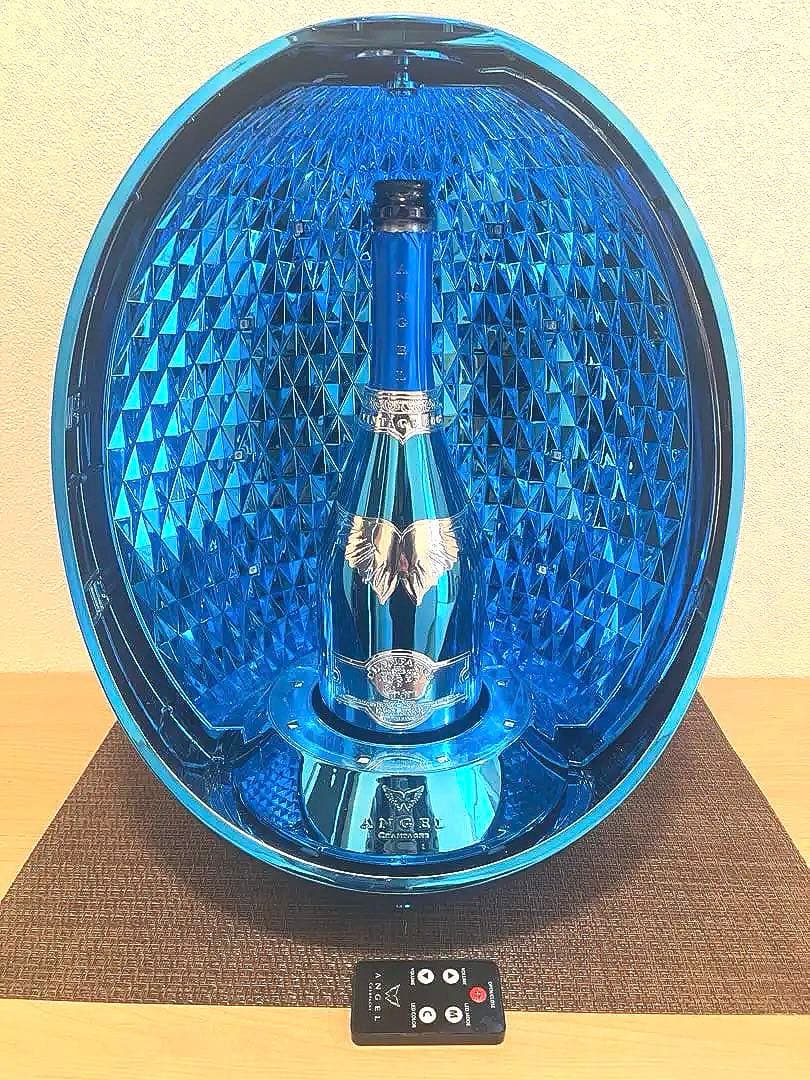 最終値下げ⭕️空き瓶エンジェルエッグシャンパン 青