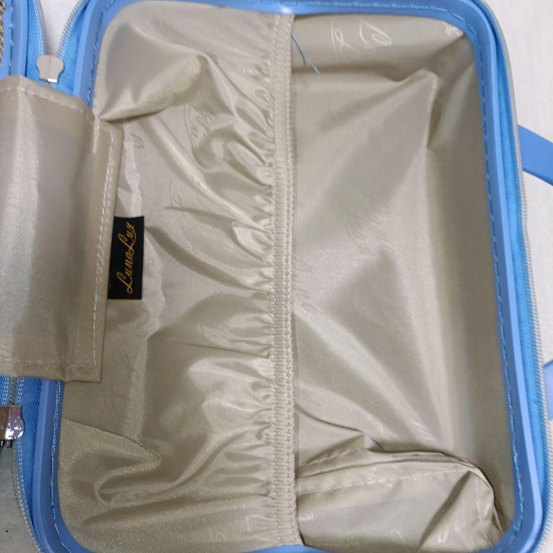 【極美品】LUNALUX　スーツケース S ミニトランク付き