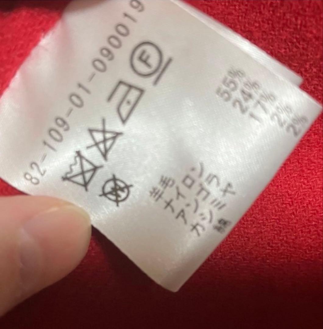 ESTNATION レッド ロングコート