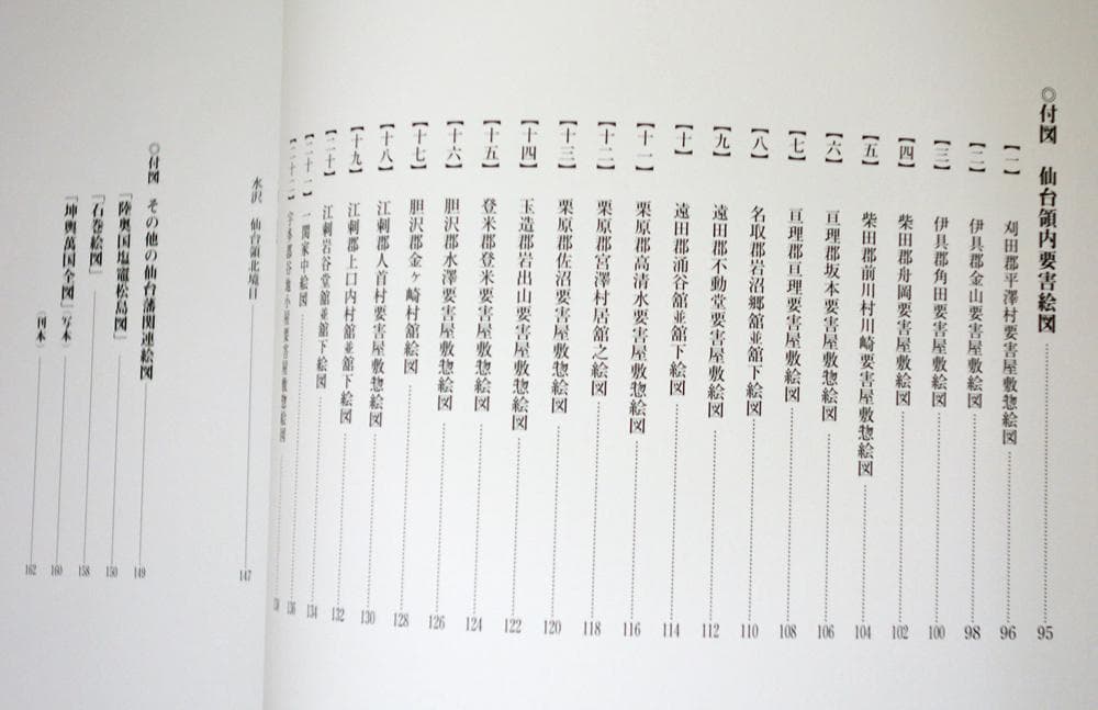 復刻・仙台領国絵図【限定出版／希少美品】