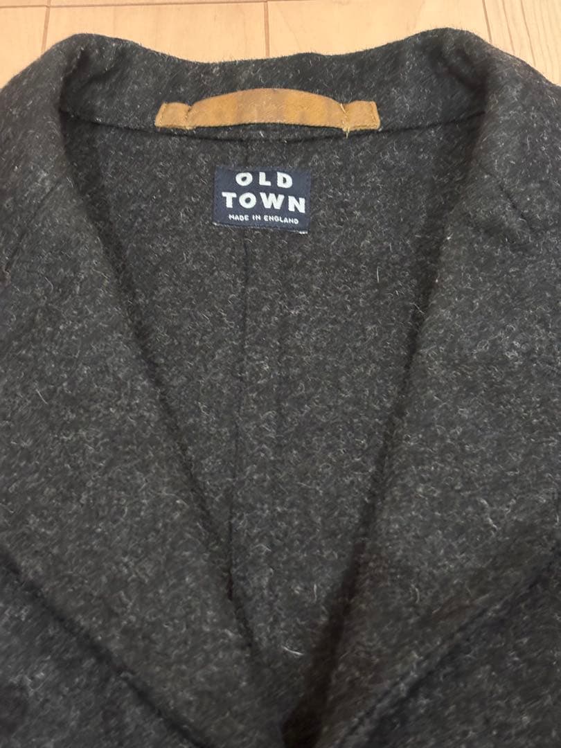 OLD TOWN ダークグレー ウールジャケット