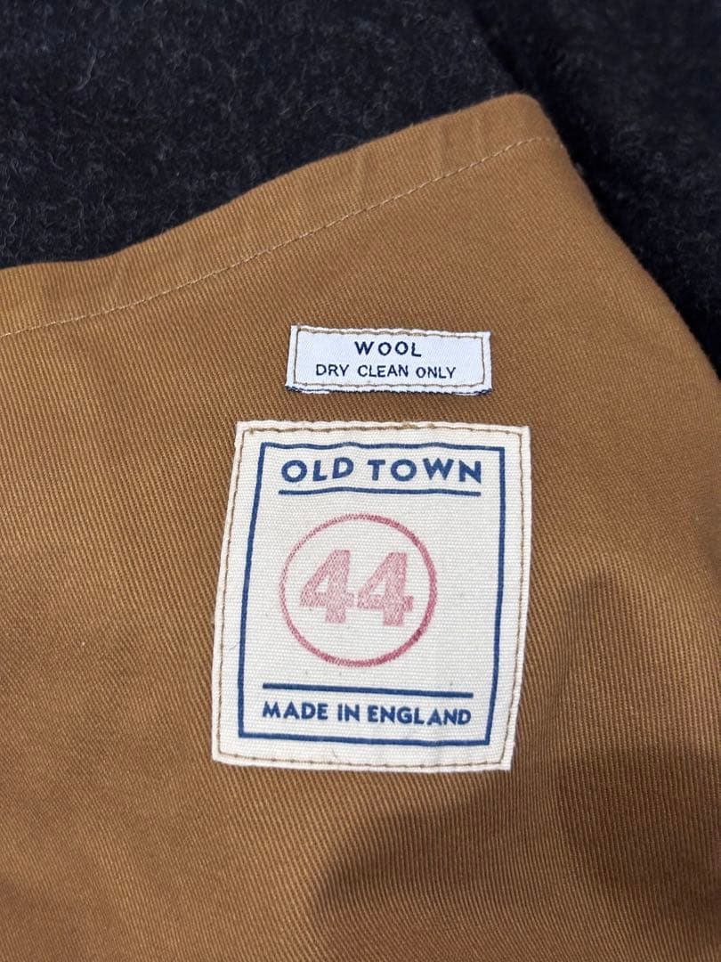 OLD TOWN ダークグレー ウールジャケット