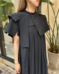 ✿　エンフォルド　2024ss　A-LINE HIDDEN ARM DRESS