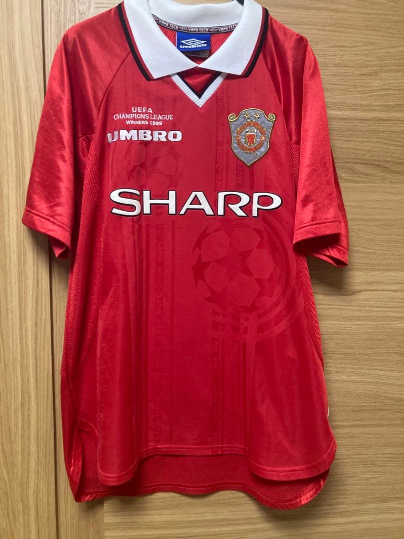 【正規品】UMBRO マンチェスターユナイテッド 1999 優勝記念ユニフォーム