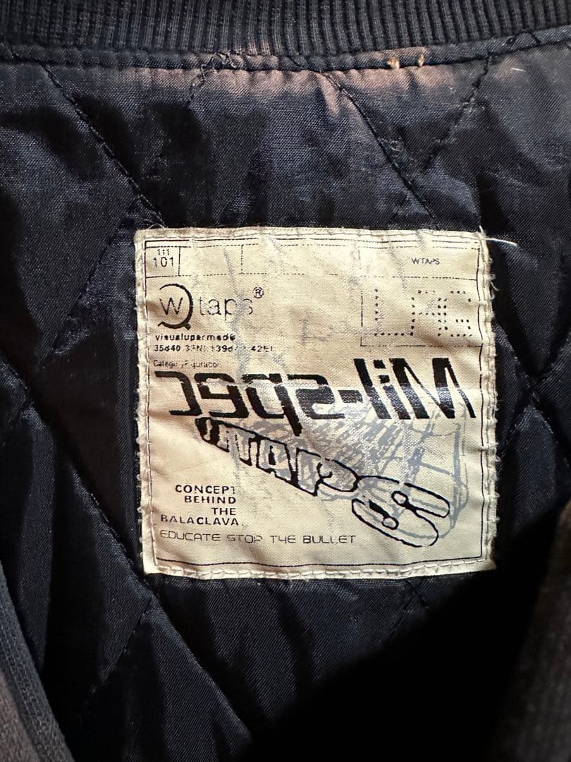 激レア　初期　WTAPS スタジャン　スウェット地