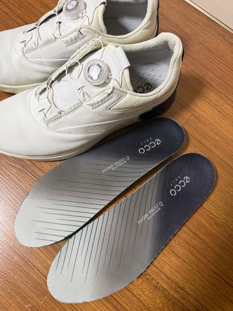 訳あり　26.5 ECCO ゴルフシューズ ホワイト
