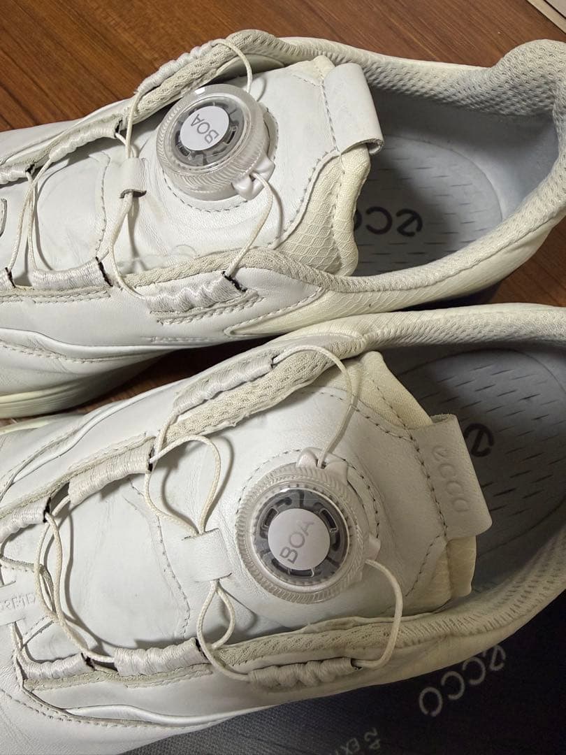 訳あり　26.5 ECCO ゴルフシューズ ホワイト