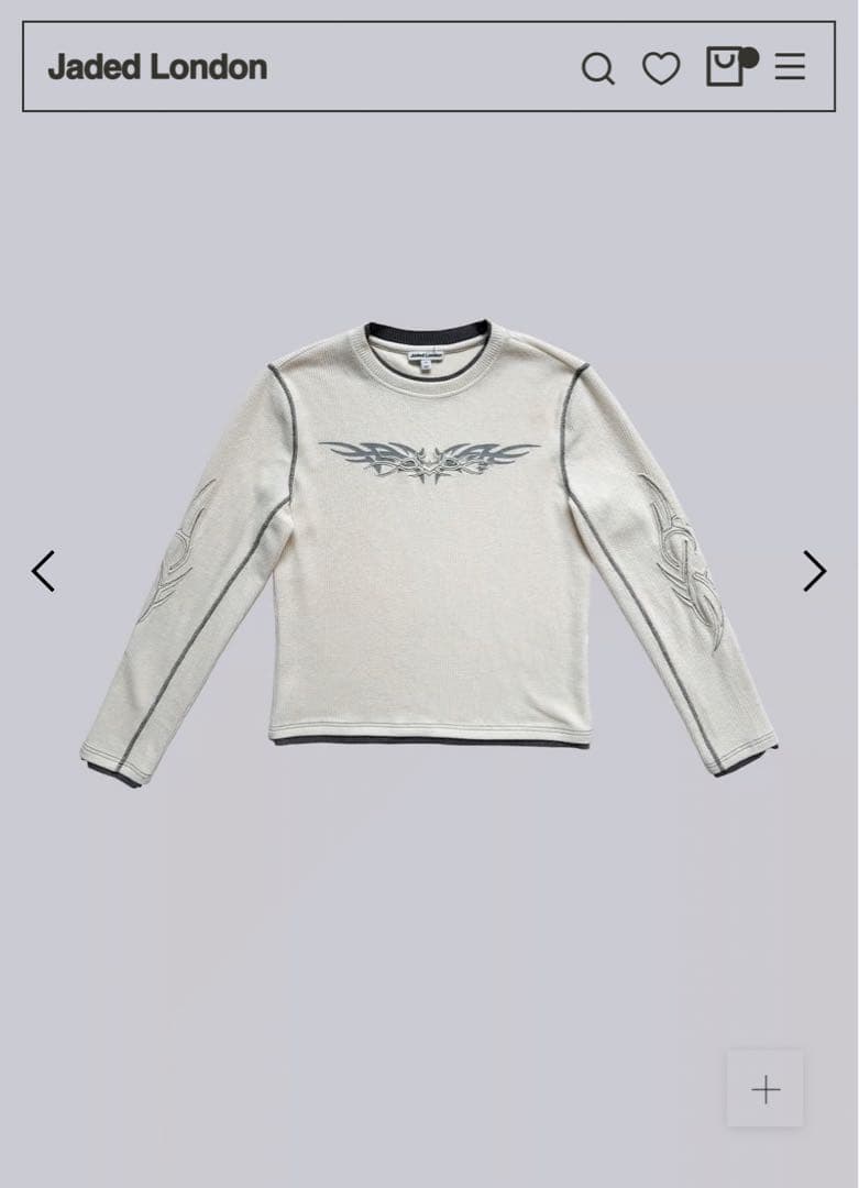 Jaded London サーマル 白