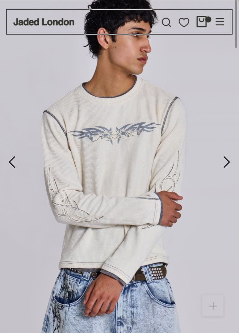 Jaded London サーマル 白