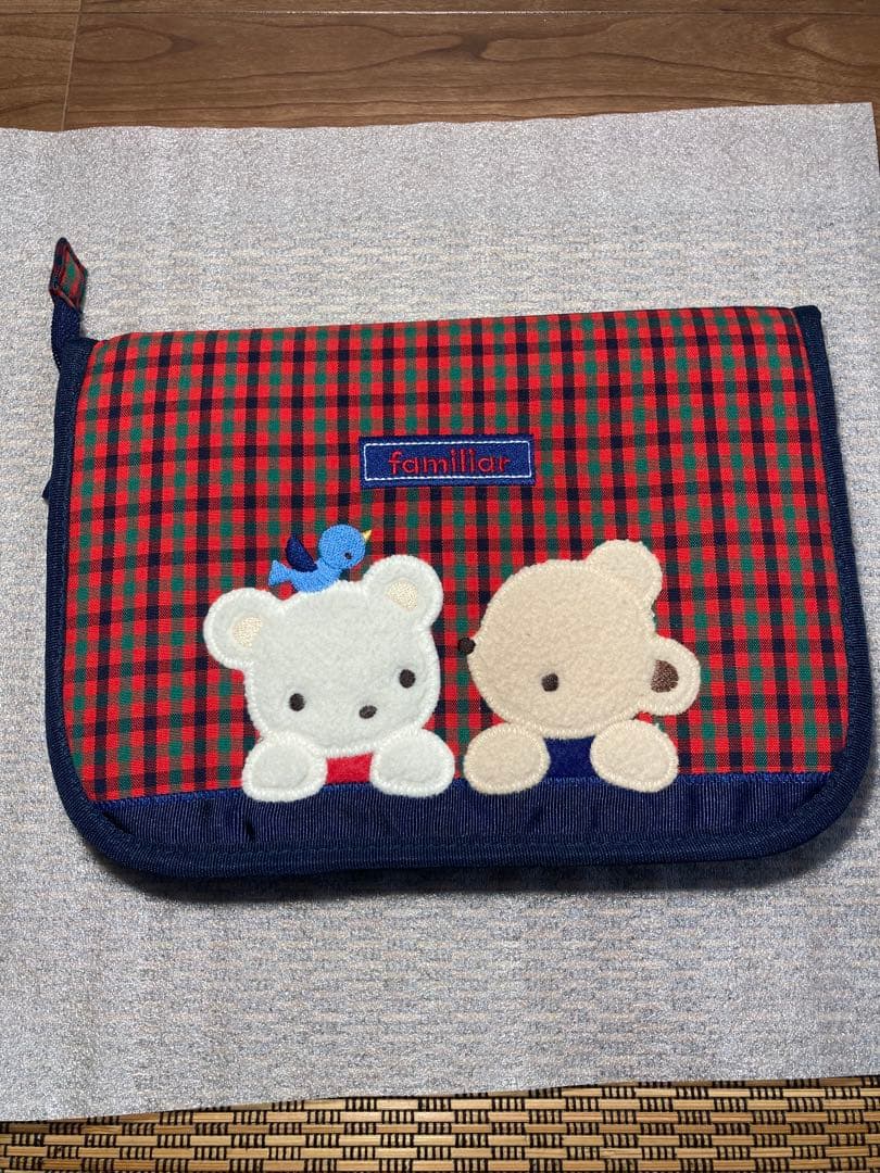 【極美品】familiar 完売品 母子手帳ケース 002