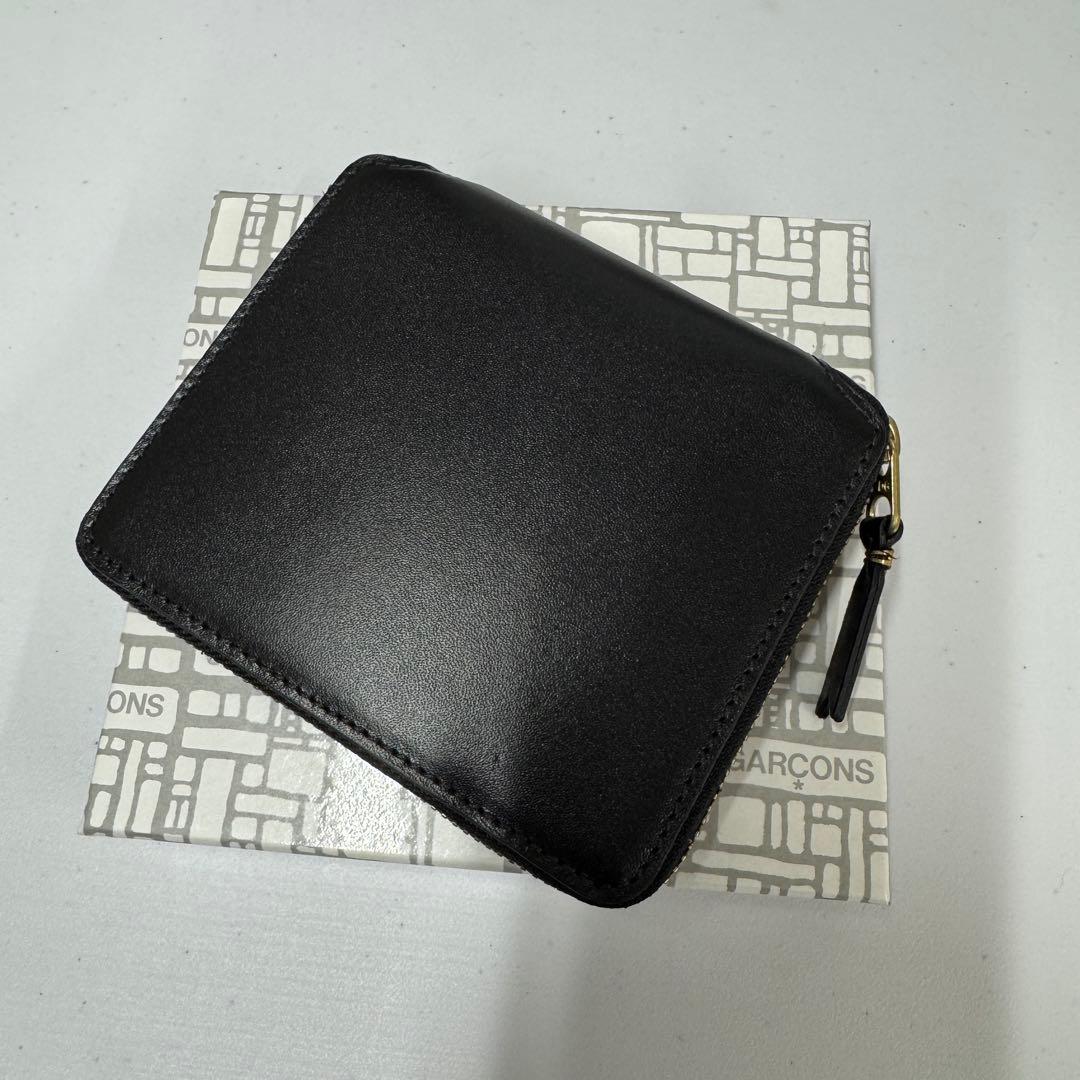 【未使用小傷あり】コムデギャルソン 財布 SA2100 ブラック ラウンドジップ