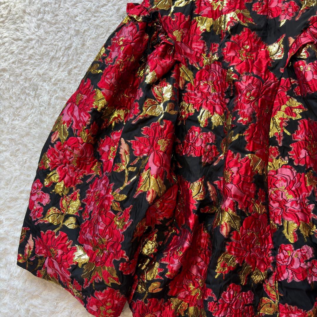 未使用級✨DREAM sister janeジャガードワンピース S 総柄