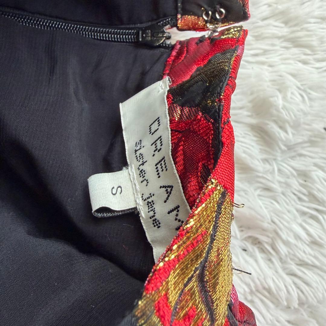 未使用級✨DREAM sister janeジャガードワンピース S 総柄