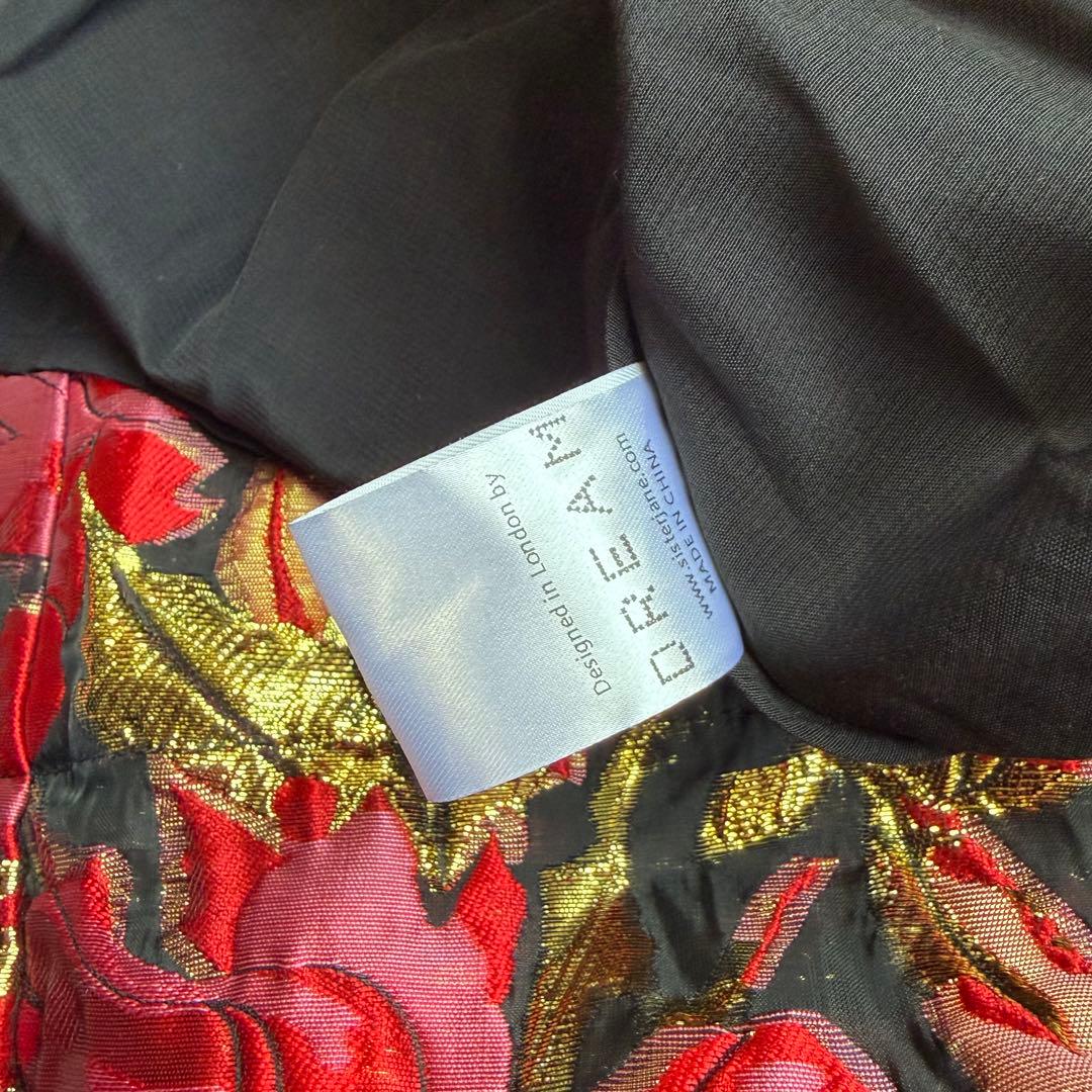 未使用級✨DREAM sister janeジャガードワンピース S 総柄