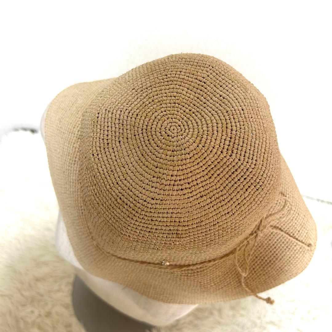 【極美品】ヘレンカミンスキー プロヴァンス10 ラフィアハット ナチュラル