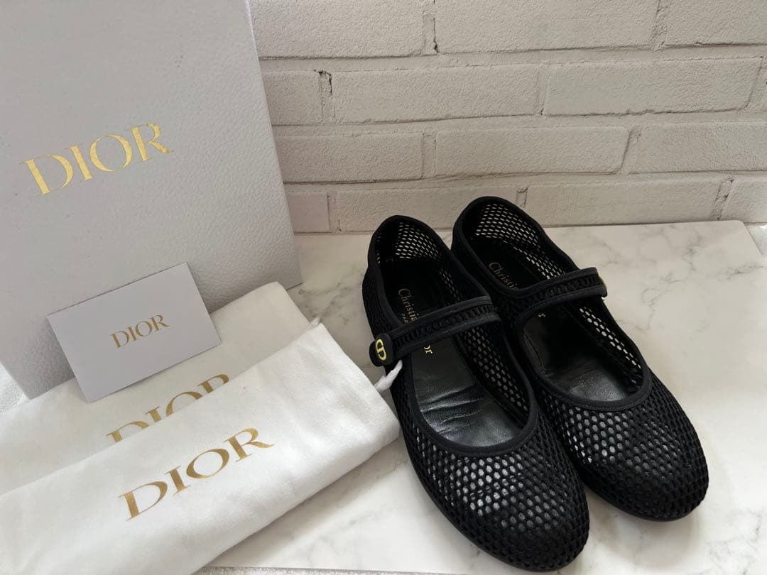 週末限定お値引き‼️Christian Dior バレエシューズ メッシュ