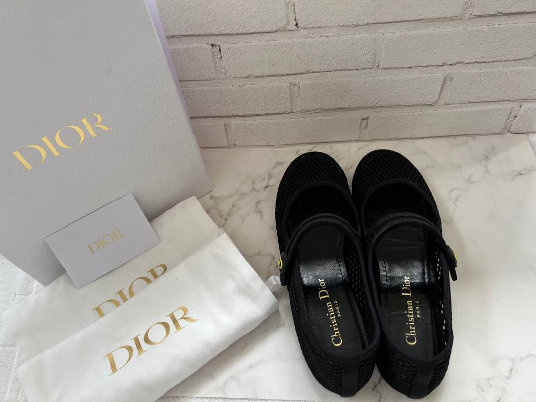 週末限定お値引き‼️Christian Dior バレエシューズ メッシュ