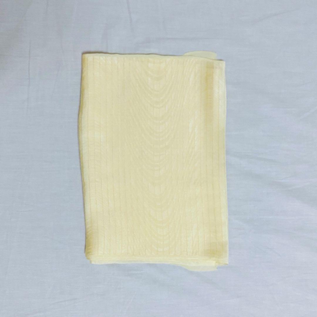 美品　単衣　正絹　紋付　色無地　フルセット　七宝に花菱地紋　西陣唐織袋帯　マ8