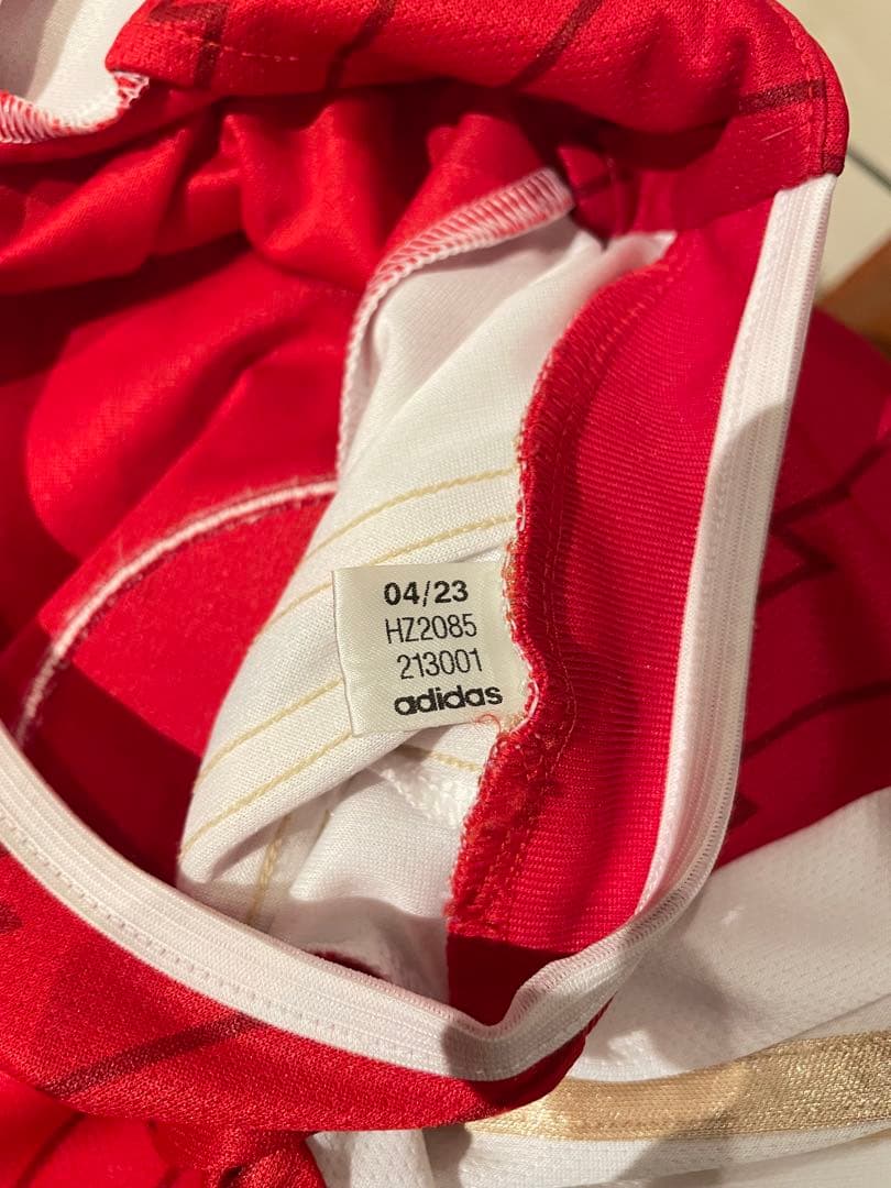 【正規品】アーセナル 23／24 ホーム　デクランライス 背番号入りユニフォーム