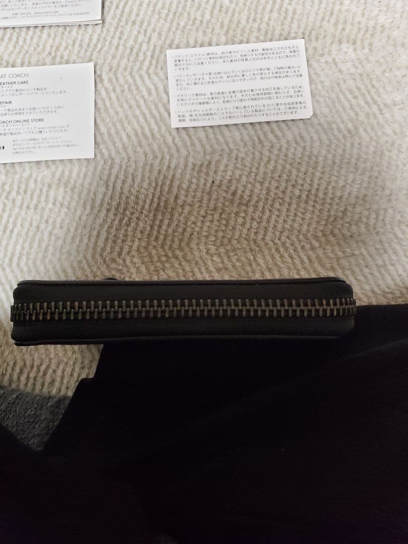 COACH ミニウォレット　ブラック