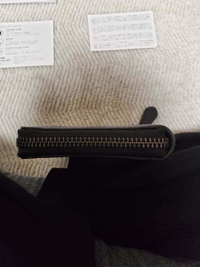 COACH ミニウォレット　ブラック