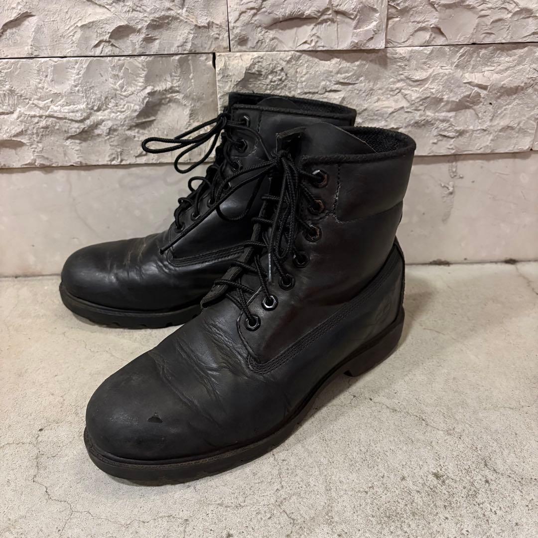Timberland レザーハイカットブーツ 黒 27〜28cm ビッグサイズ