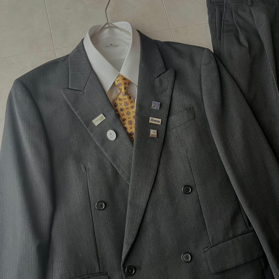 90s Vintage ダブルスーツ 豪華5点セット ネクタイシャツ