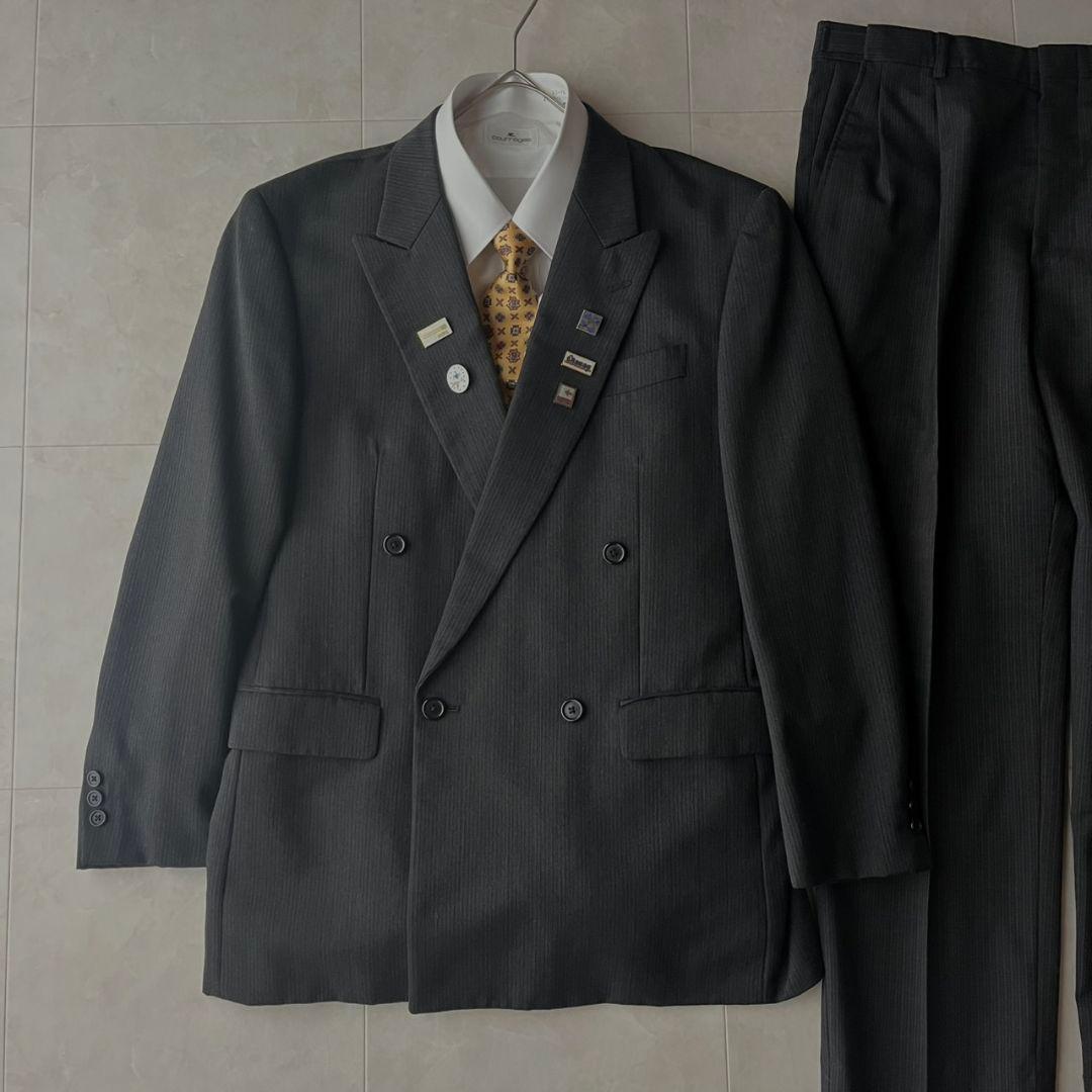 90s Vintage ダブルスーツ 豪華5点セット ネクタイシャツ