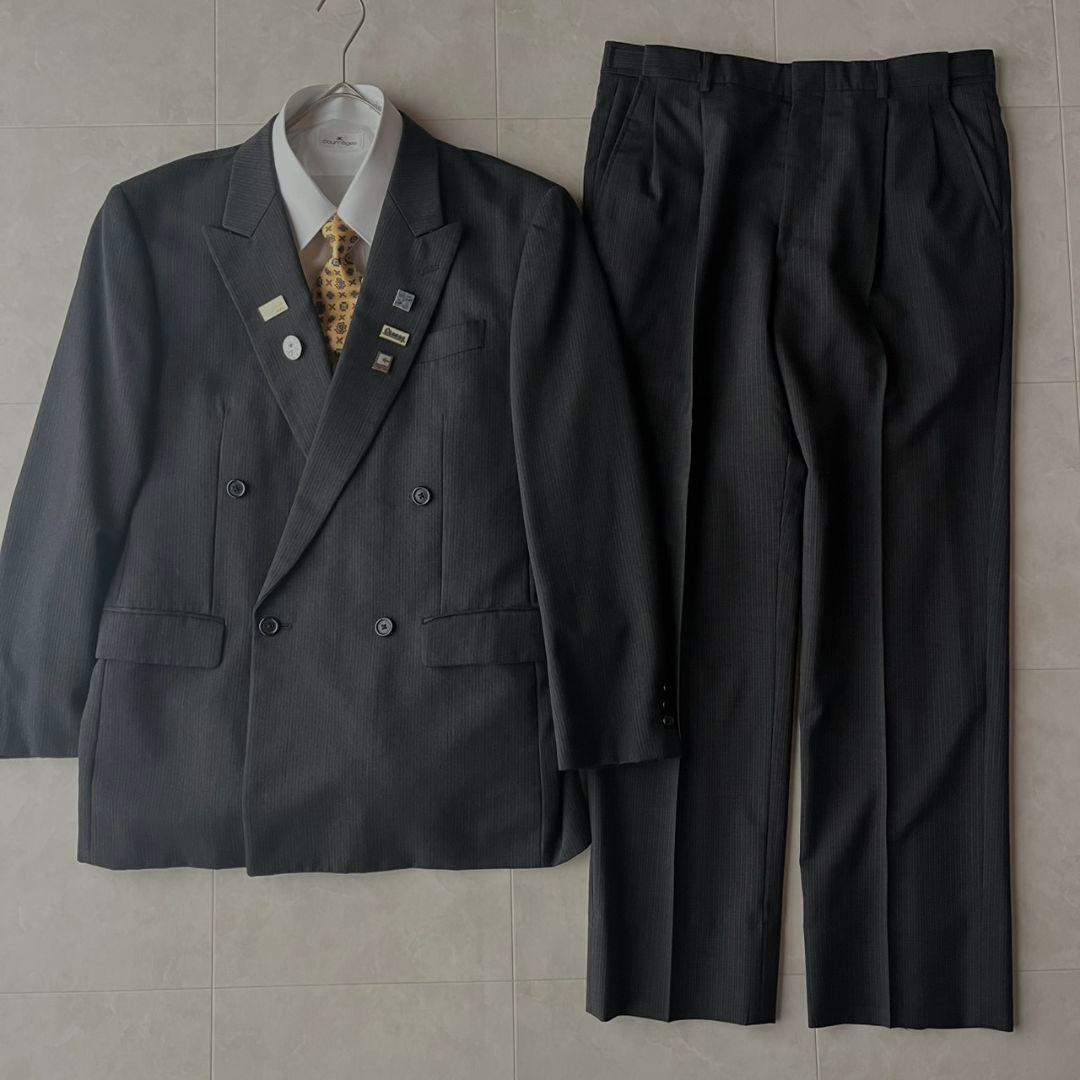 90s Vintage ダブルスーツ 豪華5点セット ネクタイシャツ