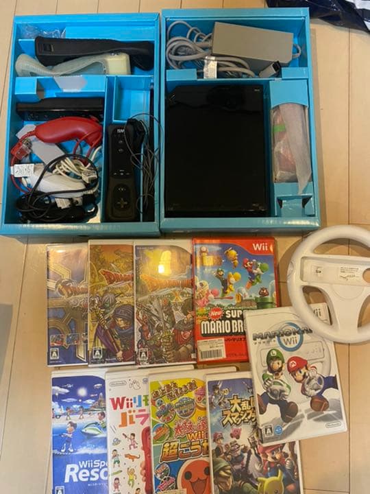 超豪華✨任天堂マリオカート　ドラゴンクエスト　wii本体一式セット　大乱闘セット