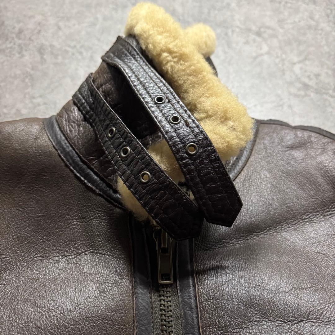 【90s vintage】フライトジャケット　B3 M ムートンジャケット　ボア