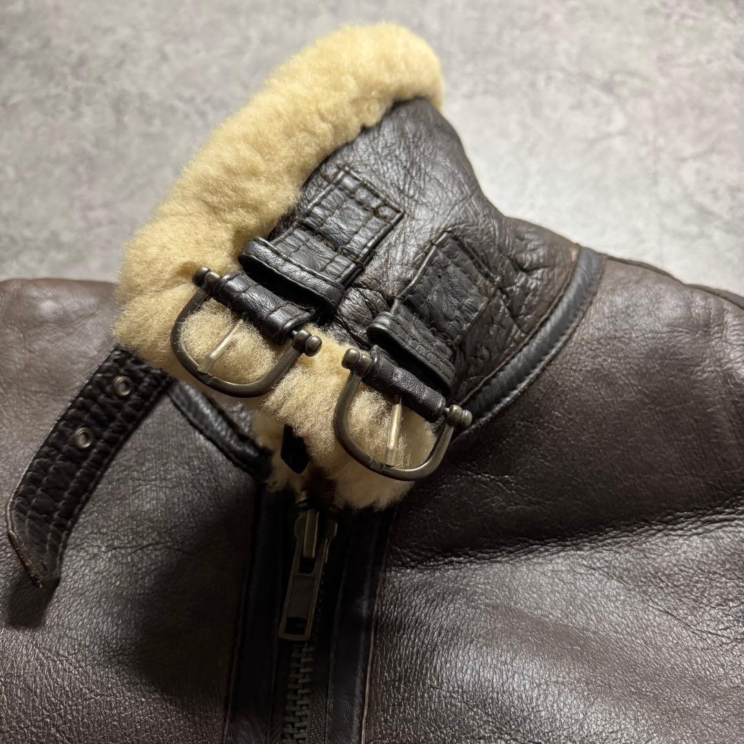 【90s vintage】フライトジャケット　B3 M ムートンジャケット　ボア