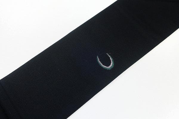 珍柄！未使用品 名古屋帯 ハムスター 可愛い ウール 黒 3m77cm お洒落