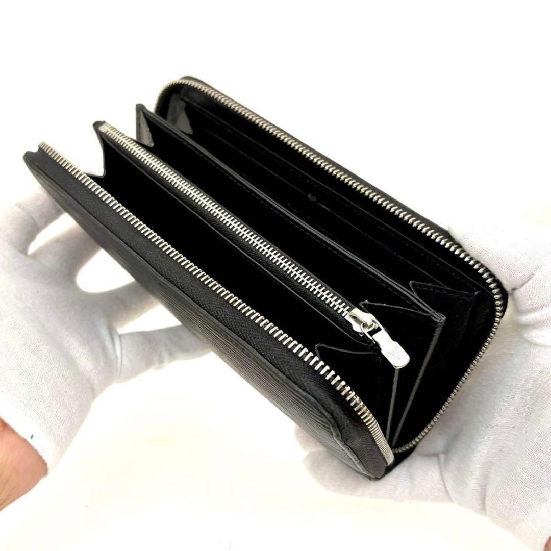 【鑑定済・美品/箱袋付】ルイヴィトン エピ ジッピーウォレット ノワール 長財布
