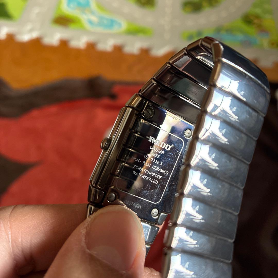 RADO DIASTAR クォーツ　チタン　ハイテックセラミック