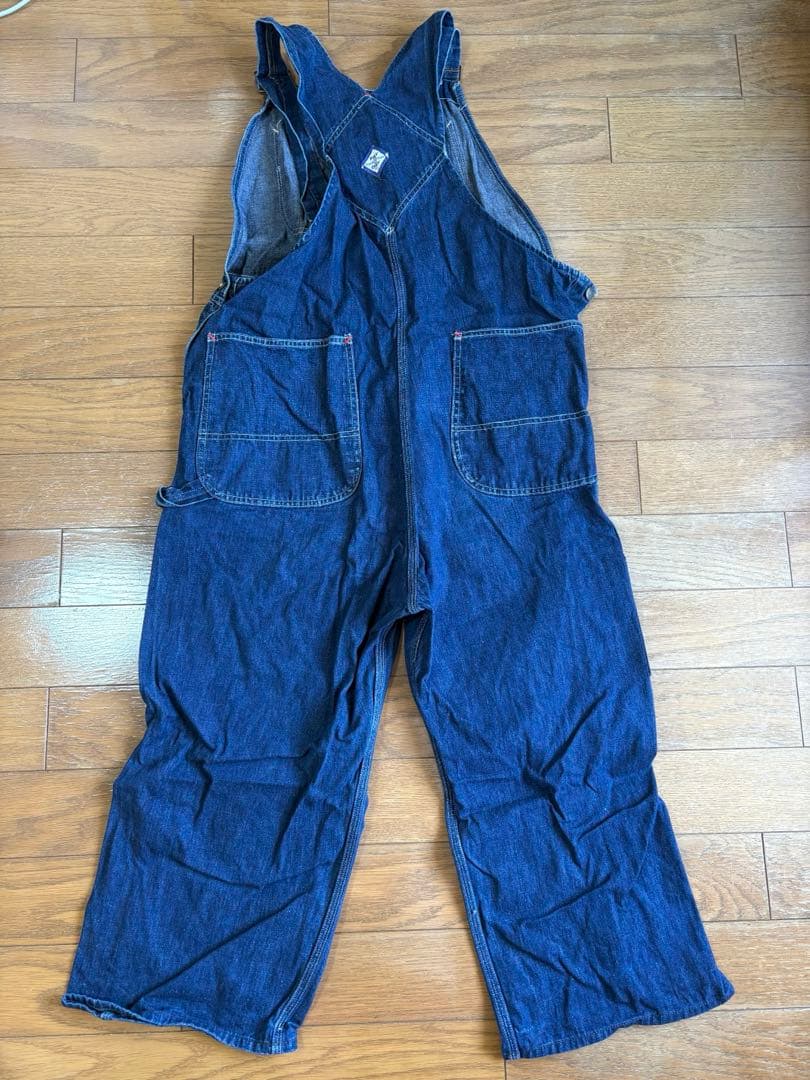 【40s/PAYDAY】オーバーオール　ヴィンテージデニム　オーバーサイズ 古着