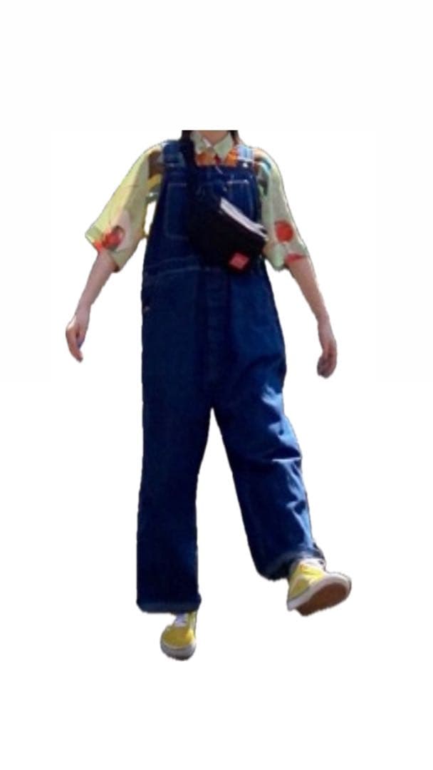 【40s/PAYDAY】オーバーオール　ヴィンテージデニム　オーバーサイズ 古着