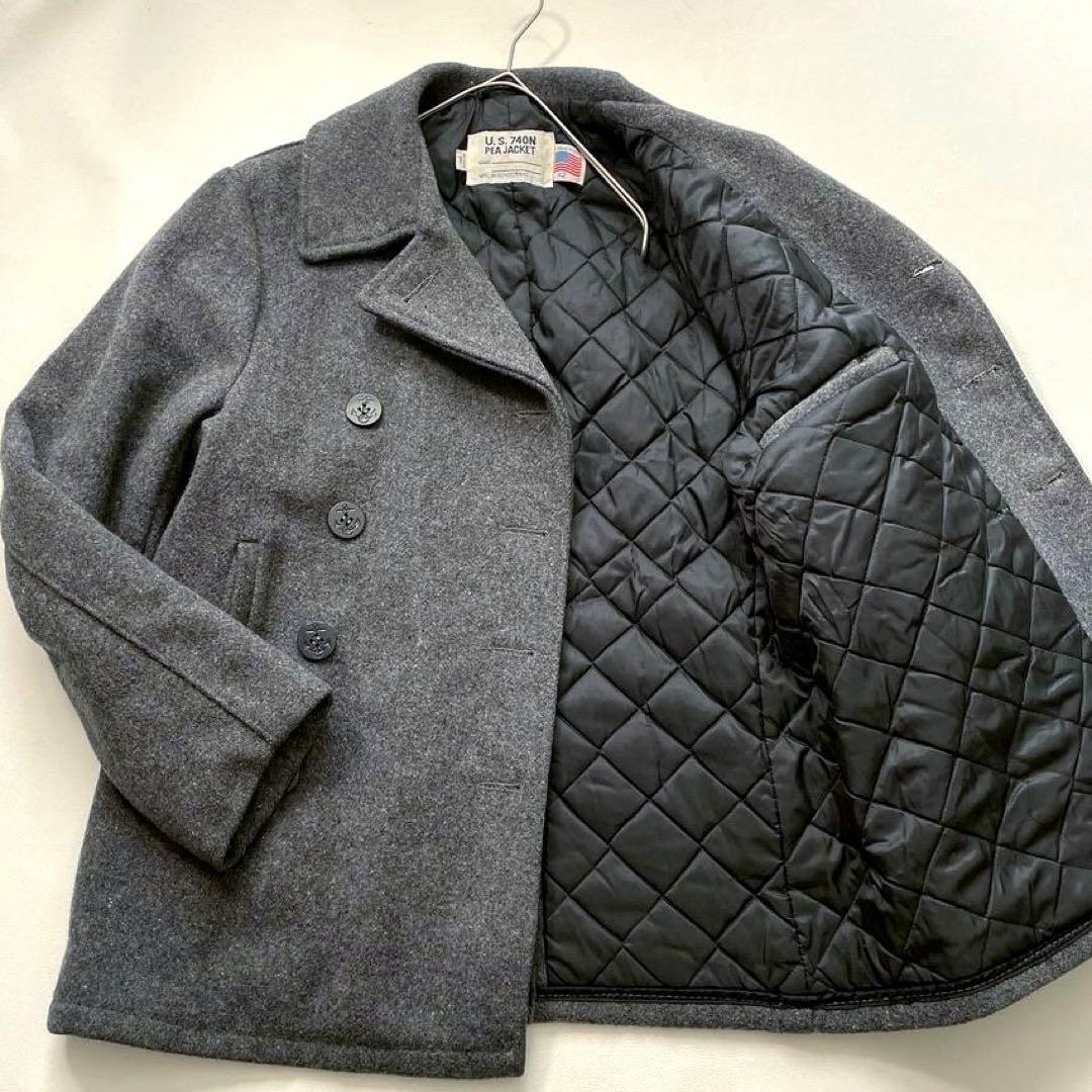 【名作】Schott U.S.740N PEA JACKET ピーコート 42
