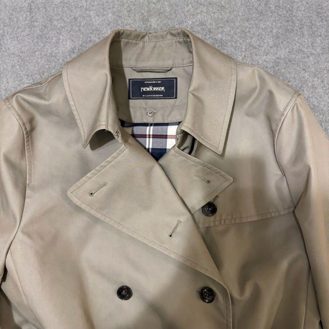 美品です。超大きいサイズ　ニューヨーカー　トレンチコート中綿キルティングライナー