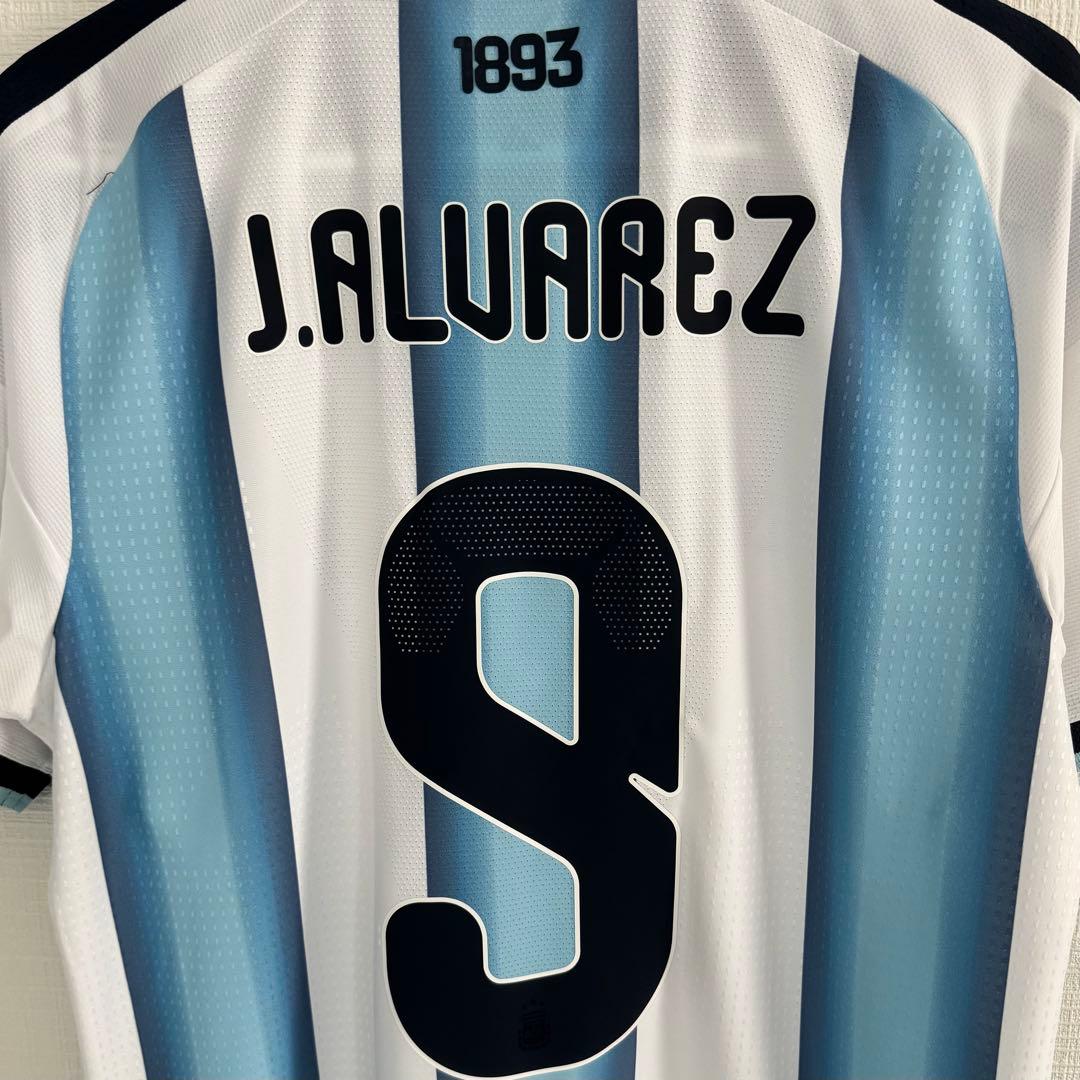 アルゼンチン代表 2026 フリアン•アルバレス オーセンティックユニフォーム