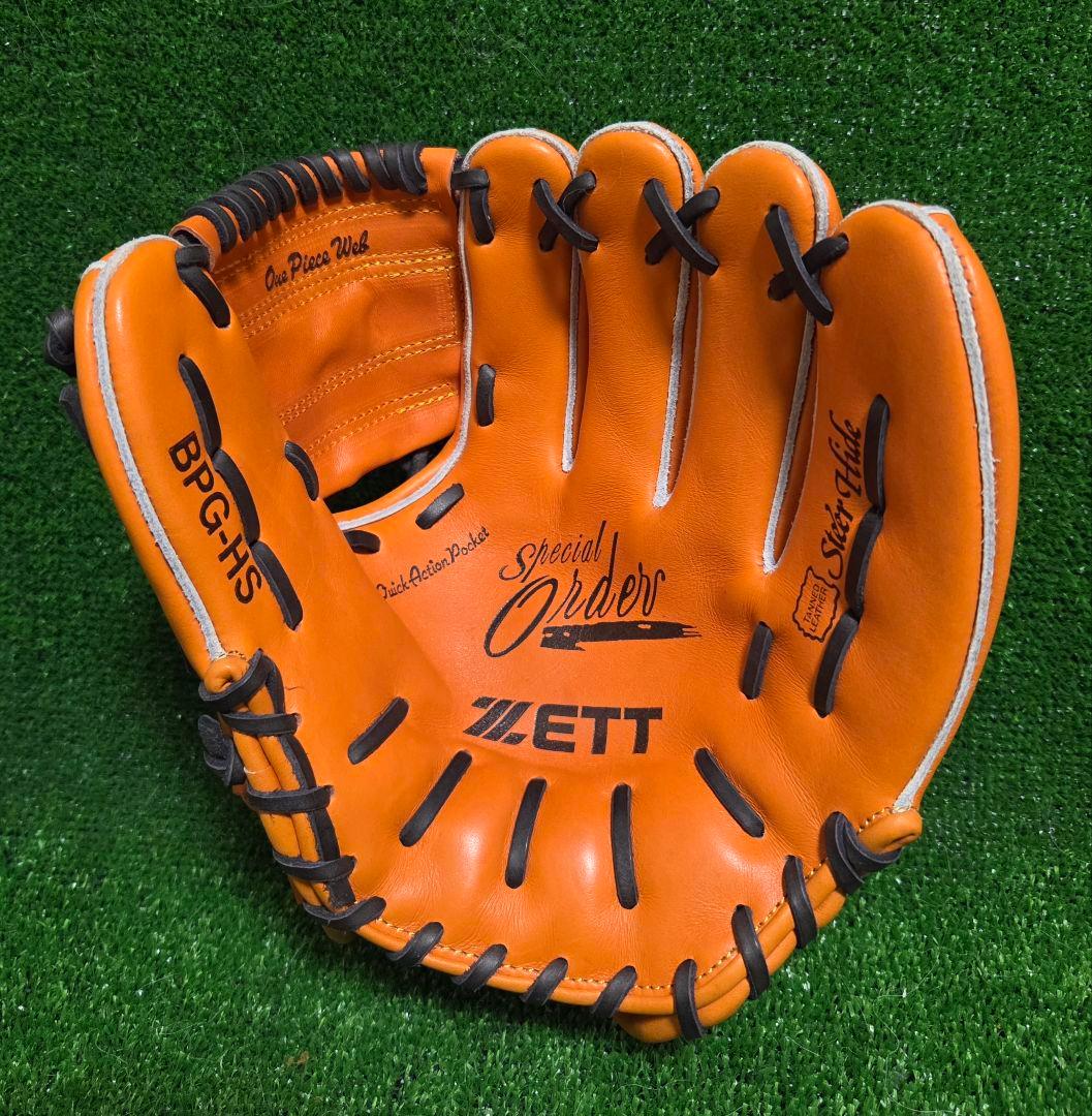 ZETT 硬式オーダーグローブ 久保田スラッガータイプ読売ジャイアンツ篠塚モデル