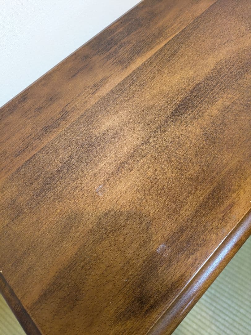 オールドカリモク サイドテーブル 花台 電話台 旧カタカナロゴ